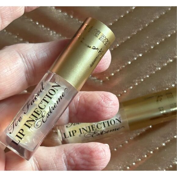 TOO FACED - NEW Set of 2 Travel Size Lip Injection Extreme Lip Plumpers/Original - Picture 6 of 15